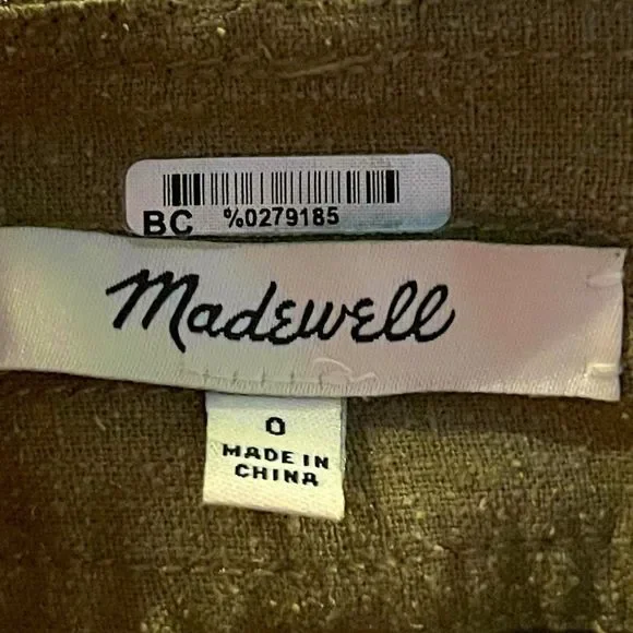 💥2/$15💥 Madewell High-waist Tie skirt 100% silk - Picture 4 of 6